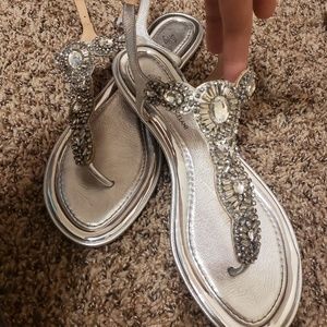 Fun Silver Sandals